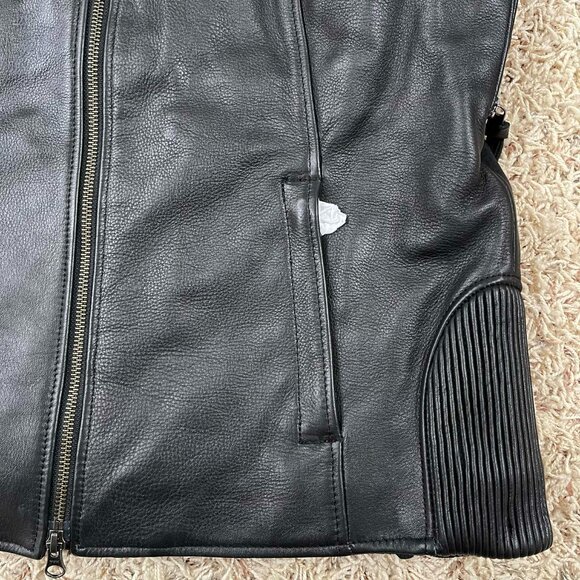 Harley-Davidson® Women's Miss Enthusiast 2.0 Leather 3-in-1 Jacket, Size Large - Picture 11 of 16